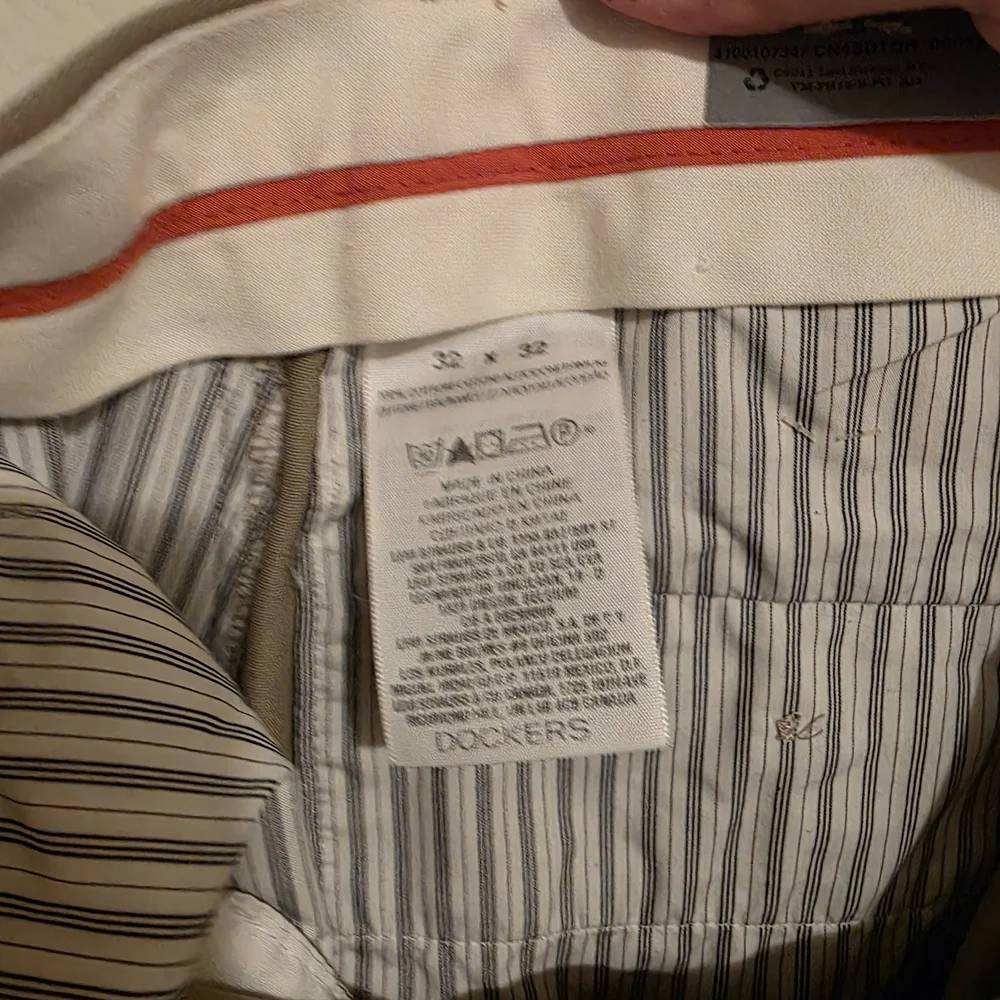 Dockers Men's Khacki Classic Fit D3 Pants Size W32 L32 - Picture 6 of 8